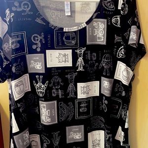 LuLaRoe Disney themed Classic T XL